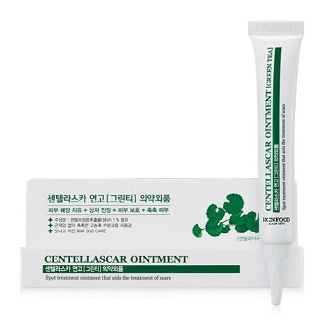 Kem trị thâm Skinfood Centellascar Ointment Green Tea