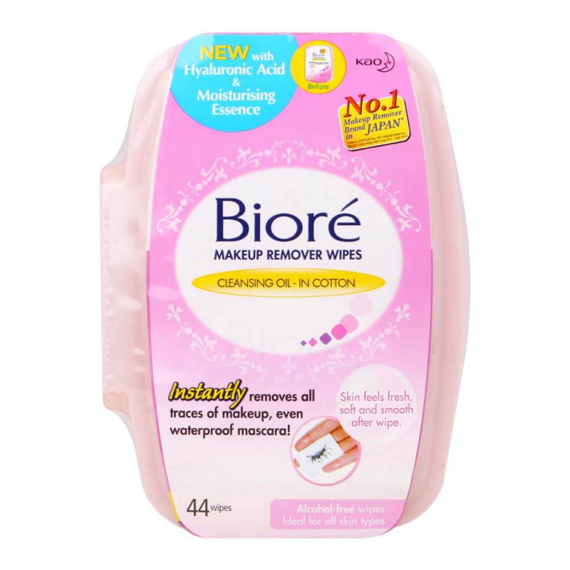 Khăn tẩy trang Biore Cleansing Oil Cotton Facial Sheets Regular Tub