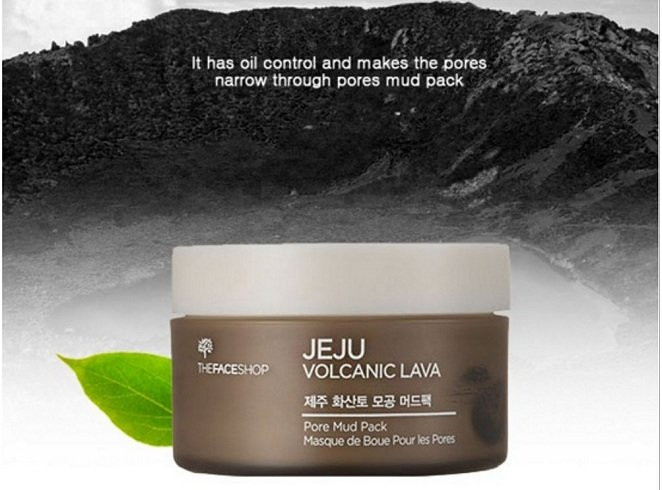 The Face Shop Jeju Volcanic Lava Pore Mud Pack