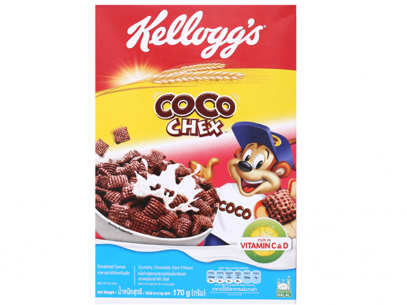 Ngũ cốc Kellogg's Coco Chex vị socola hộp 170g