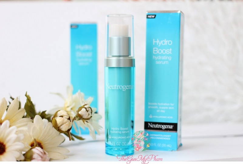 Neutrogena Hydro Boost Hydrating Serum với tiêu chó 2 không: không chứa dầu & không gây tắc nghẽn lỗ chân lông