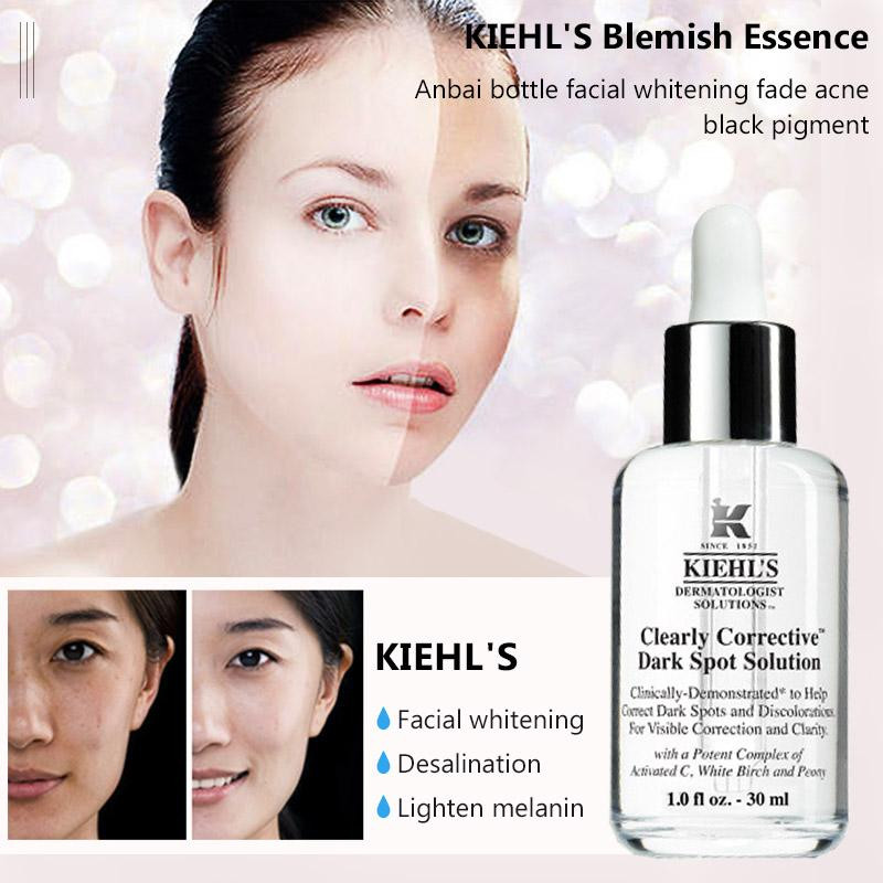 Trước và sau khi sử dụng Kiehl’s Clearly Corrective Dark Spot Solution