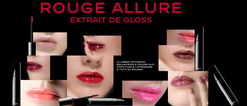 Những sắc màu rực rỡ của như Chanel Rouge Allure Gloss được ví như đóa hoa tươi tắn
