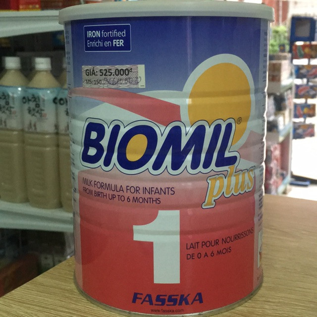 Sữa Biomil Plus 1 400g (trẻ từ 0-6 tháng)