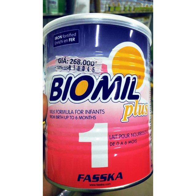 Sữa Biomil Plus 1 400g (trẻ từ 0-6 tháng)