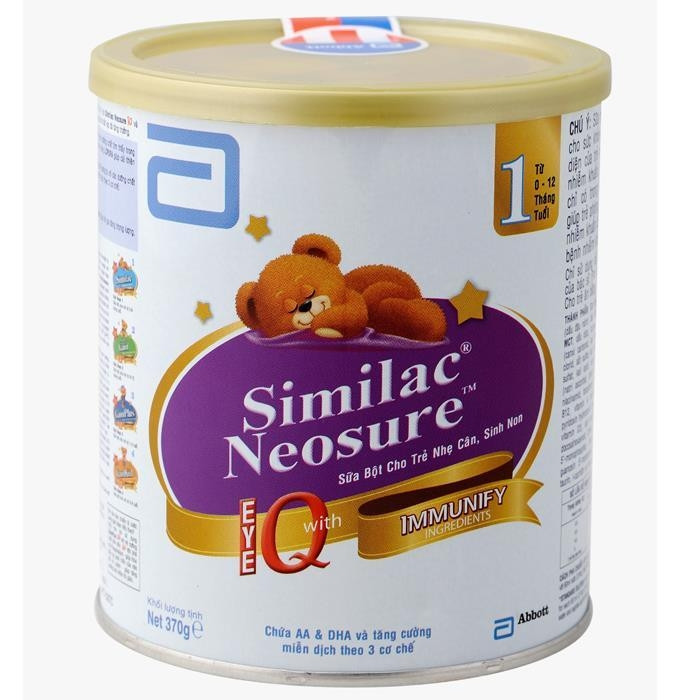 Sữa Similac Neosure số 1 850g (0 - 12 tháng)
