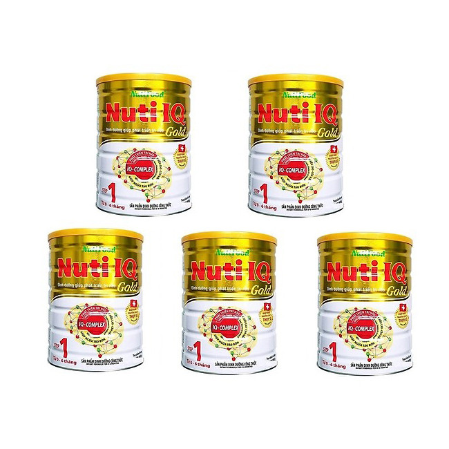 Nuti IQ Gold Step 1, Nuti Food, 900g, 0-6 Tháng