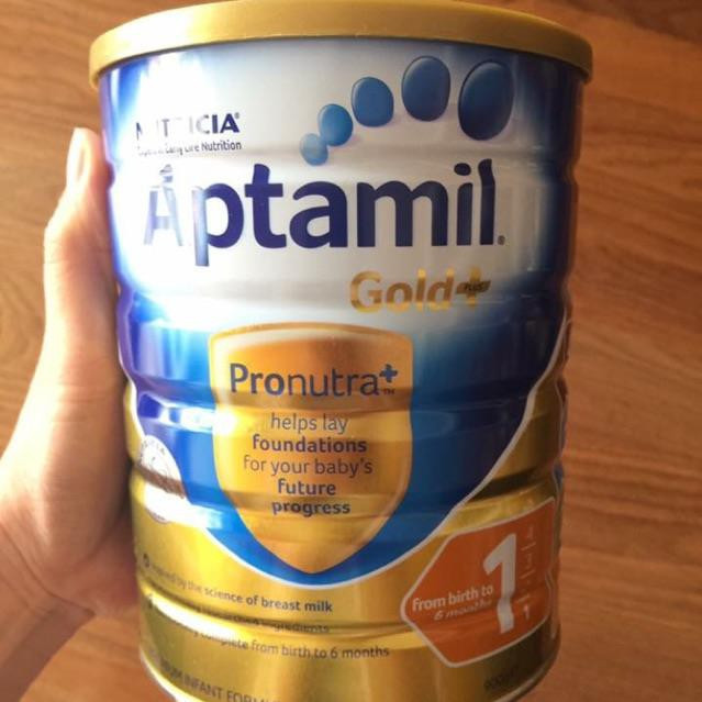 Sữa bột Số 1 cho bé 0 – 6 tháng Aptamil Gold+ Step 1 Infant Formula 900g