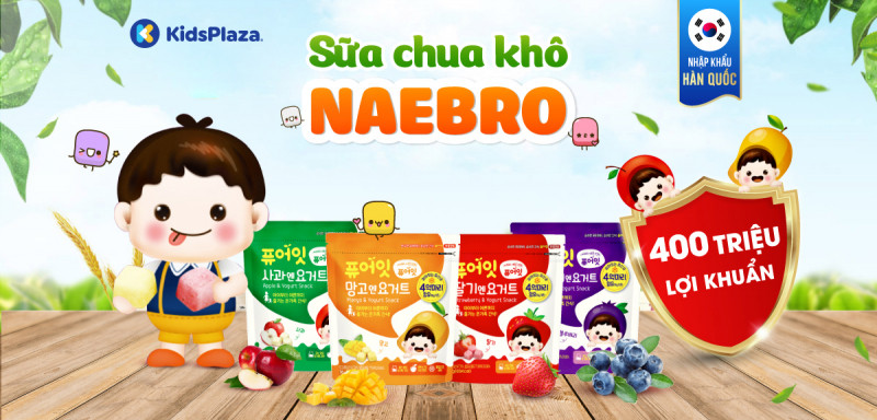 Sữa chua khô cho bé Naebro