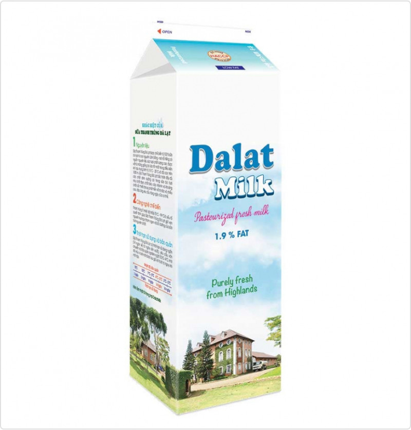 Sữa tươi thanh trùng Dalat Milk