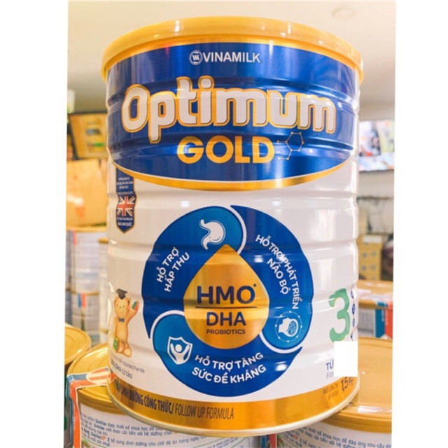 Sữa Optimum Gold HMO Số 4, Trẻ 2-6 Tuổi, 900g
