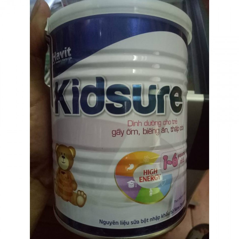 Sữa Kidsure 900g (trẻ 1-6 tuổi biếng ăn thấp còi)