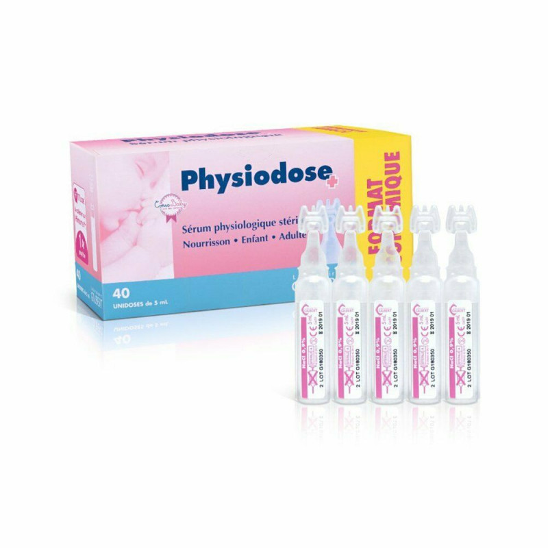 Nước Muối Sinh Lý Physiodose Gilbert Pháp Cho Bé, 40 ống