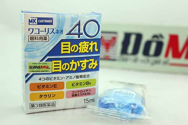 Nhỏ mắt 40 MK Customer Nhật Bản tăng khả năng lưu thông máu