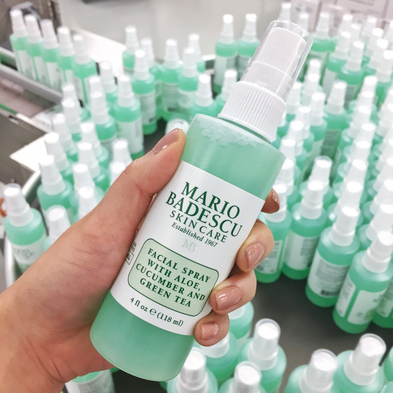 Xịt khoáng Mario Badescu Facial Spray with Aloe, Cucumber and Green Tea