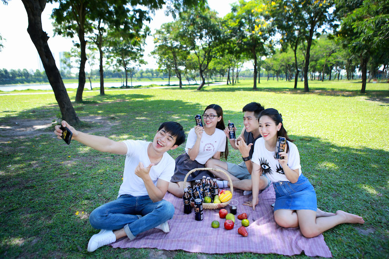 picnic nho nhỏ tại công viên