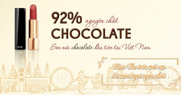 Thỏi son được làm từ Chocolate