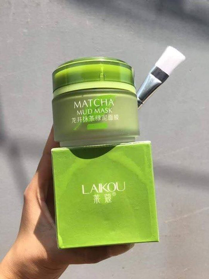 Mặt nạ trà xanh matcha Laikou mud mask