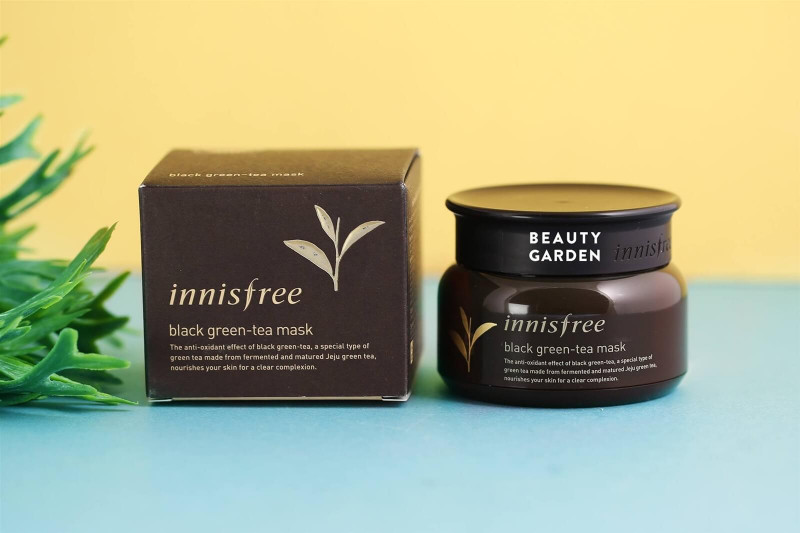 Mặt nạ trà đen Innisfree Black Green - Tea Mask