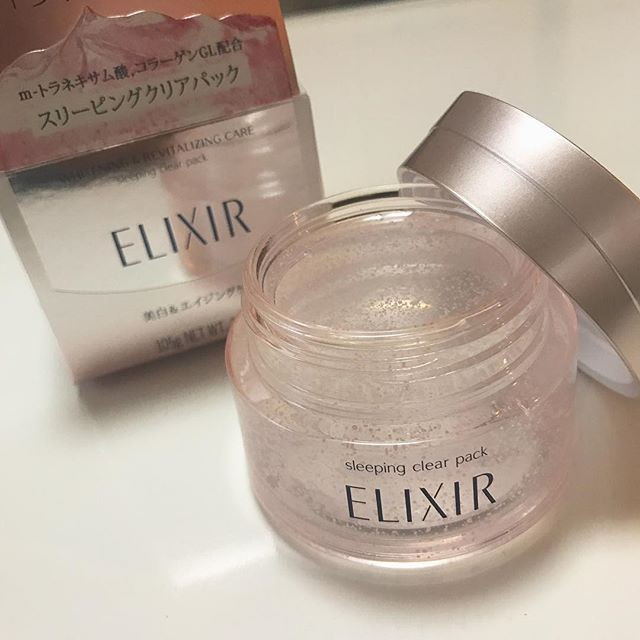 Mặt nạ ngủ Sleeping Gel Pack của Shiseido Elixir