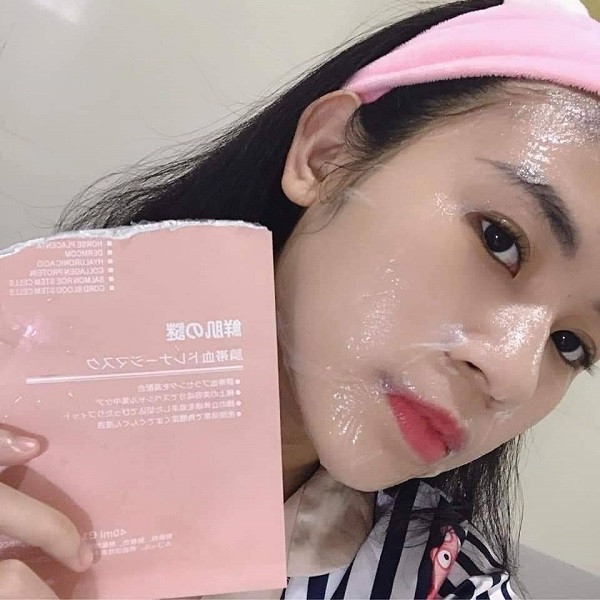 Mặt Nạ Tế Bào Gốc Nhau Thai Rwine Beauty Steam Cell Placenta Mask Nhật Bản