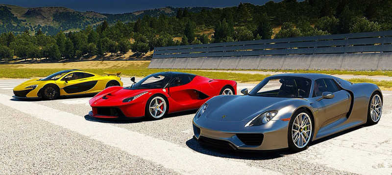 2013: Ferrari LaFerrari, McLaren P1 và Porsche 918 Spyder