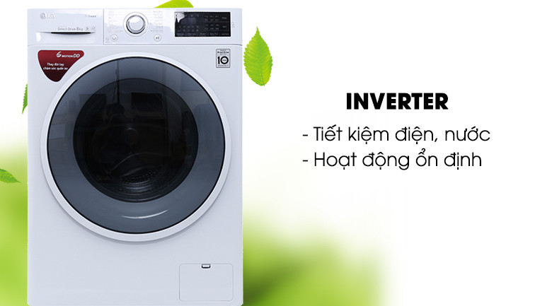 Máy giặt cửa trước Inverter LG FC1408S4W2 - DL0700528
