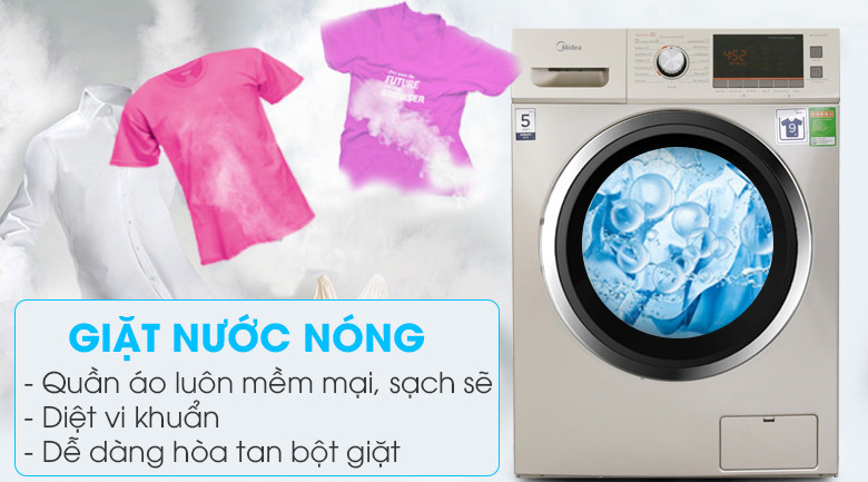 Máy giặt sấy Midea 9 kg MFC90-D1401