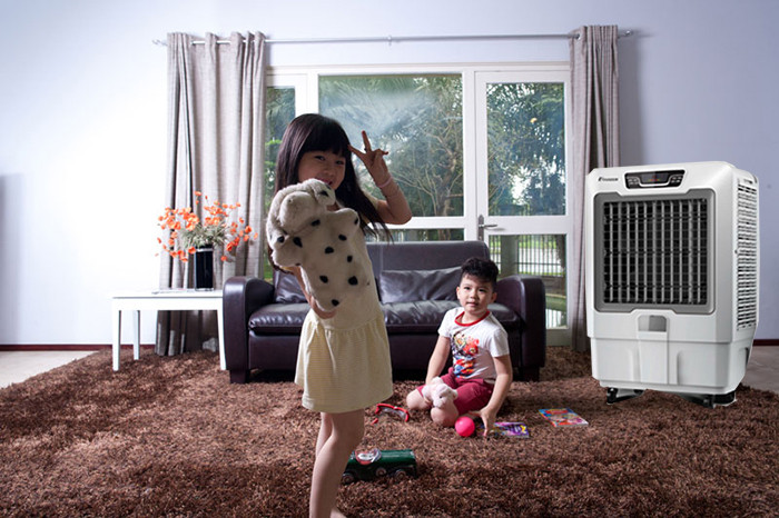 Với máy làm mát không khí Sunhouse SHD7772 không gian sống của bạn và gia đình sẽ luôn thoáng mát, sạch sẽ