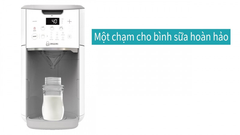 Chỉ trong 8s đến 20s sẽ có một bình sữa với công thức chính xác tuyệt đối từ lượng sữa, lượng nước, nhiệt độ,..﻿