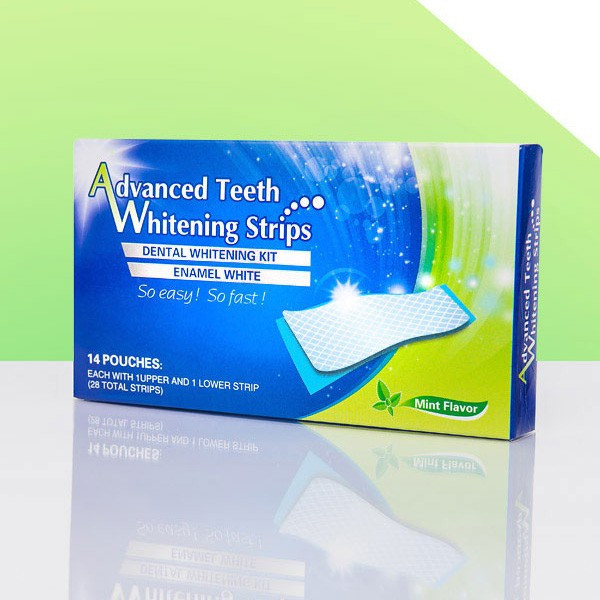 Miếng dán trắng răng Advanced Teeth Whitening strips