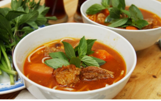 Bún bò cay, đặc sản Bạc Liêu