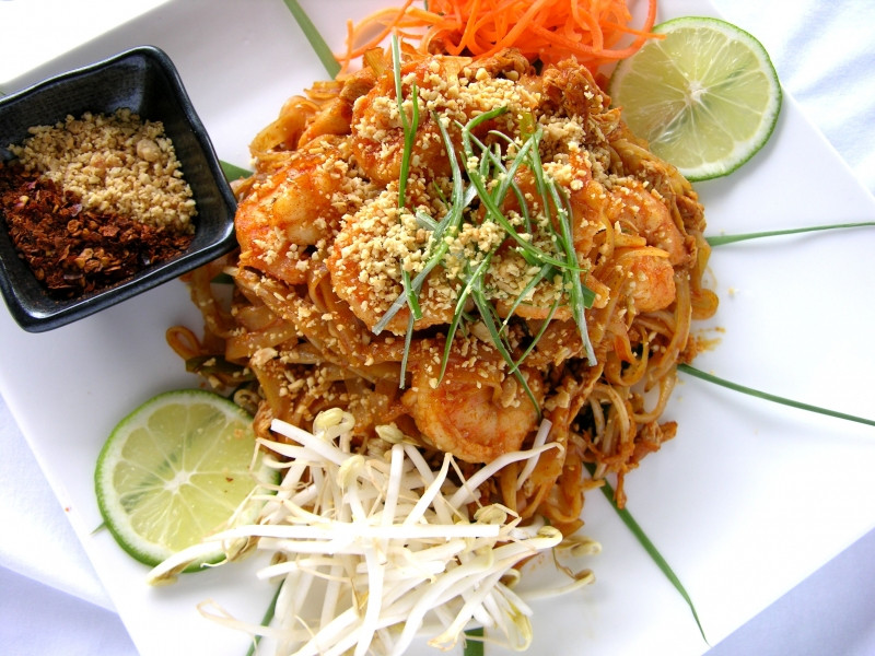 Pad Thai lại cũng là một món ăn sang chảnh ở một số nhà hàng (Nguồn: Sưu tầm)
