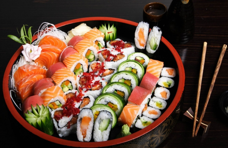 Sushi Nhật Bản với đủ các loại đa dạng (Nguồn: Sưu tầm)