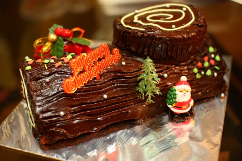 Bánh khúc cây giúp tiệc Giáng sinh thêm trọn vẹn hơn
