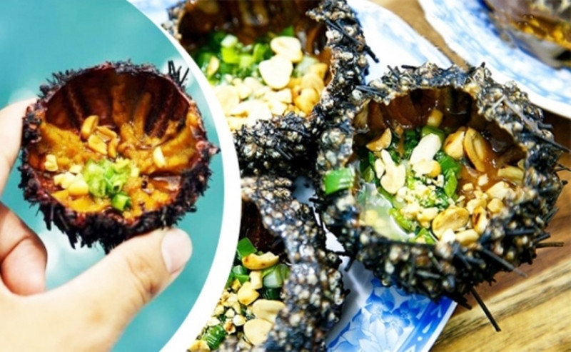 Đặc sản Phú Quốc – nhum nướng mỡ hành