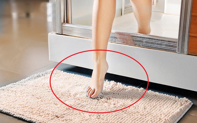 Không biết có bao nhiêu bụi bẩn, vi khuẩn từ giày dép đã quẹt lên tấm thảm mỗi ngày và mang vi khuẩn vào nhà
