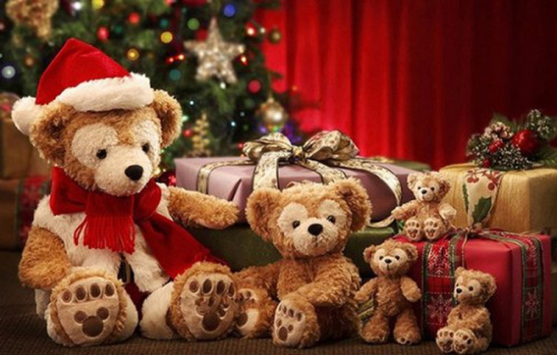 Gấu bông là món quà lý tưởng cho mùa giáng sinh