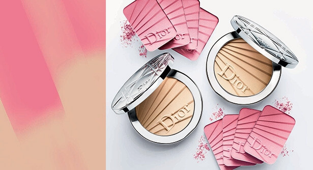 Phấn má Diorblush Colour Gradation và phấn phủ Diorskin Nude Air Colour Gradation