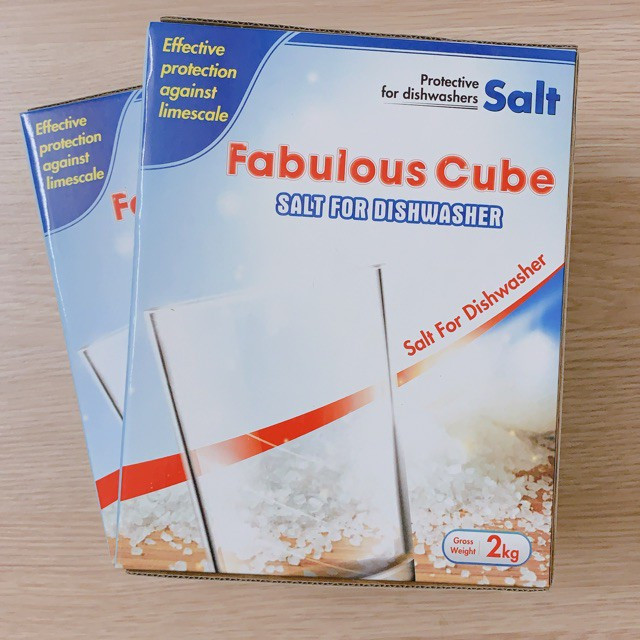 Muối cho máy rửa bát Fabulous Cube