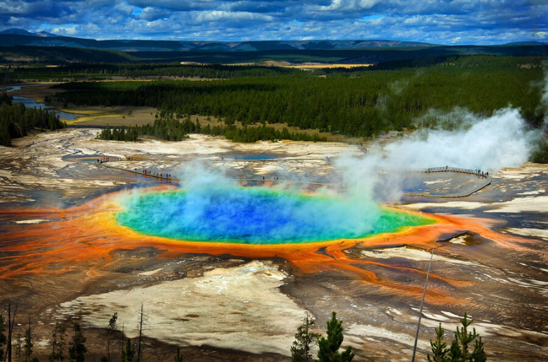 Yellowstone là ngọn nú lửai lớn nhất châu Mỹ