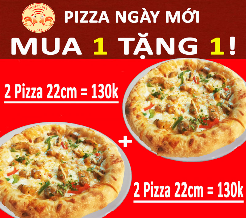 Nhà Hàng Ngày Mới – Pizza ngon Thanh Trì chuyên phục vụ pizza, bít tết bò Úc, thịt nướng Nga, cơm đĩa cao cấp, fastfood…