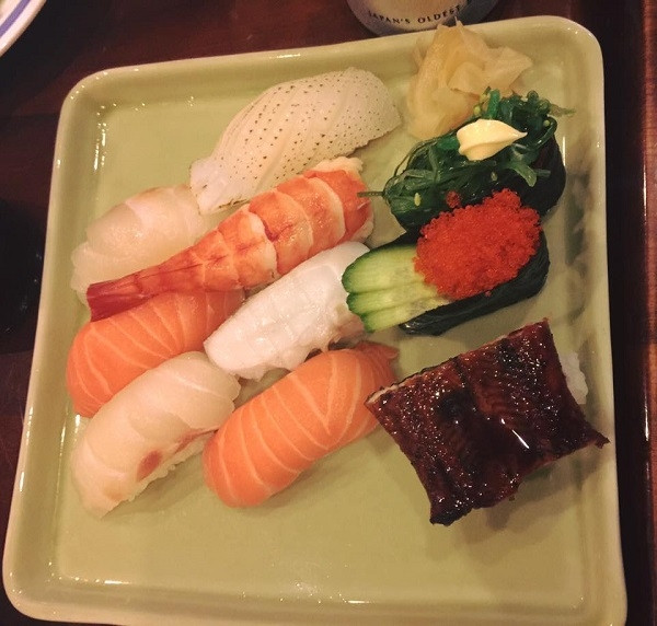 Sushi ngon tại Kỷ Y