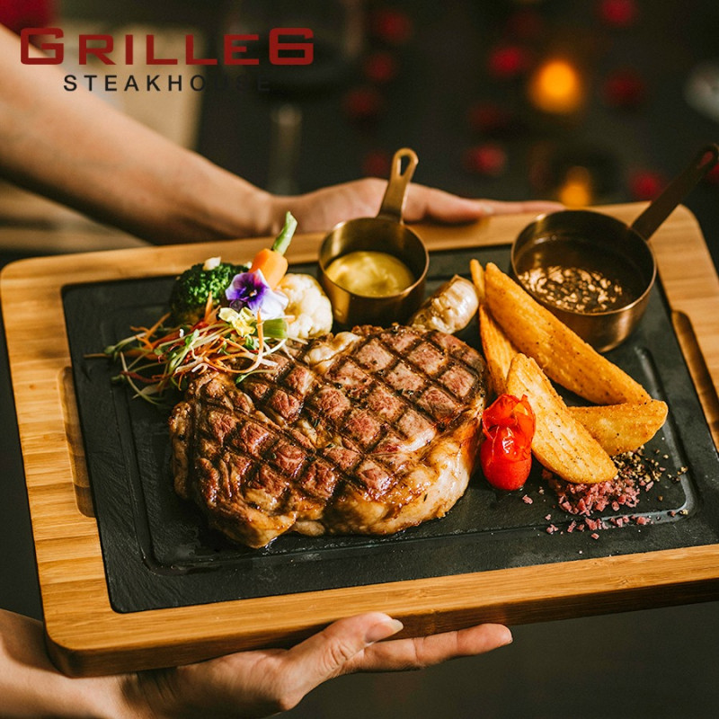 Grille6 Steakhouse ngày càng thu hút giới thượng lưu bởi menu món ăn cực kỳ đặc biệt.