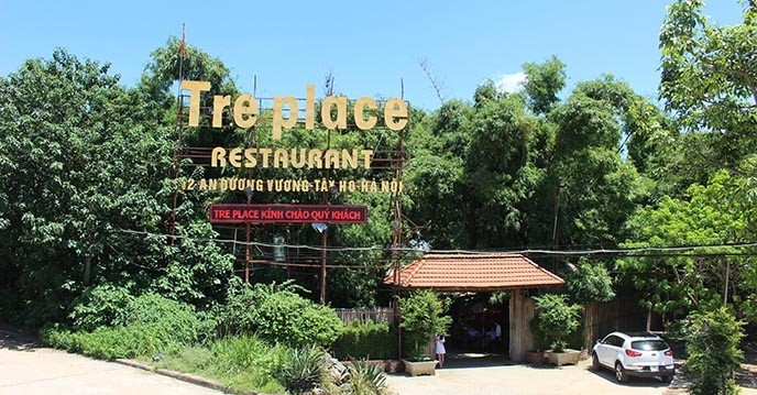 Nhà hàng Tre Place như làm sống lại một không gian làng quê Việt Nam yên bình đầy thơ mộng