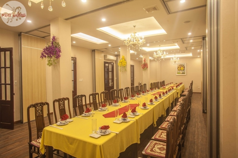 Nhà hàng Phù Đổng là một trong những địa điểm tổ chức tiệc nổi tiếng tại Hà Nội