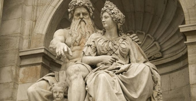 Thần Zeus và thần Hera