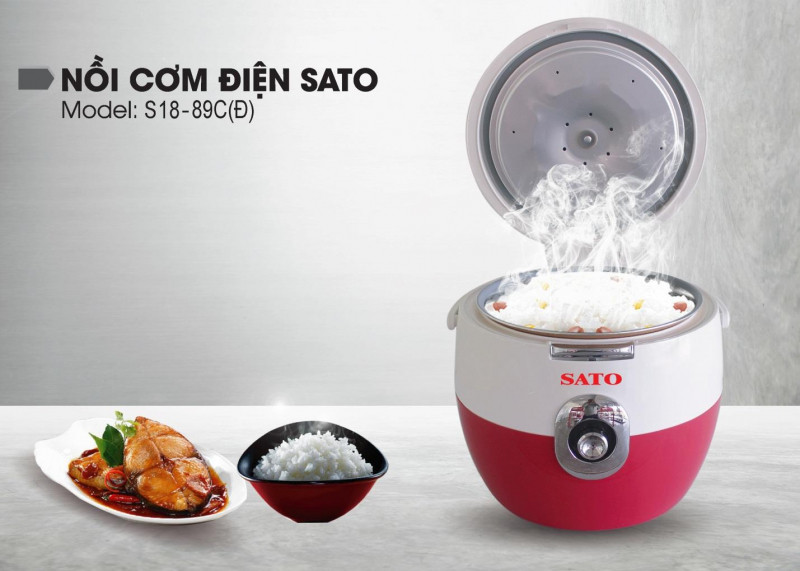 Nồi cơm điện SATO S18-89C (1.8L)