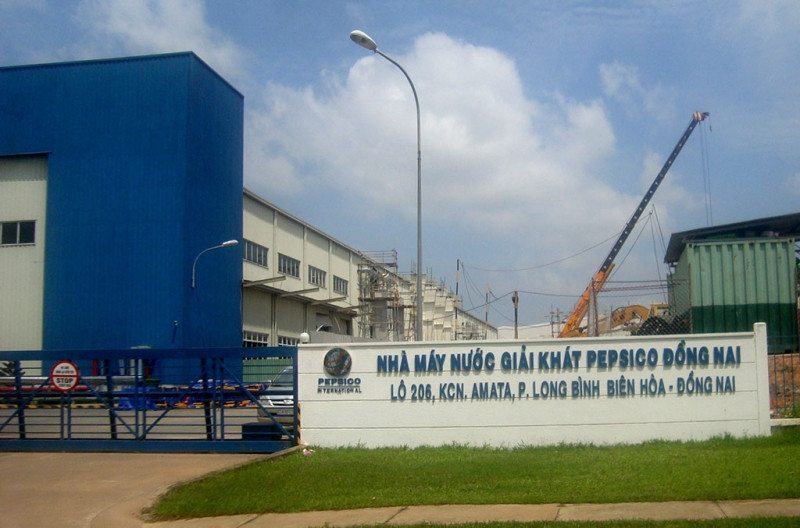 Nhà máy nước giải khát PepsiCo tại Đồng Nai
