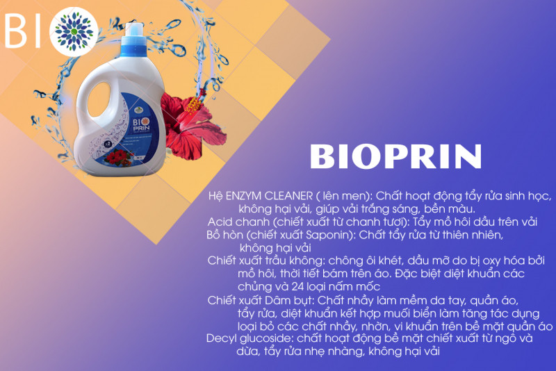 Nước giặt sinh học thảo dược BioPrin